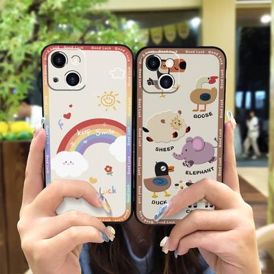 Fashion Design Shockproof Phone Case For Iphone13/ip13 Anti-knock TPU Durable Cover Cartoon Soft Case Back Cover Cute