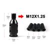 Car Manual Gear Shift Knob Adapter M12x1.25 Shifter with Wrench Screws Hoses Kit