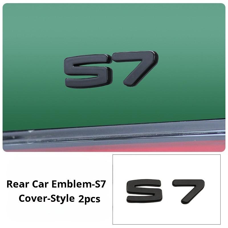 For GAC Trumpchi S7 GS7 Xiangwang S7 For GAC S7 Front Rear Car Emblem Sticker Black Warrior Decorative Accessories