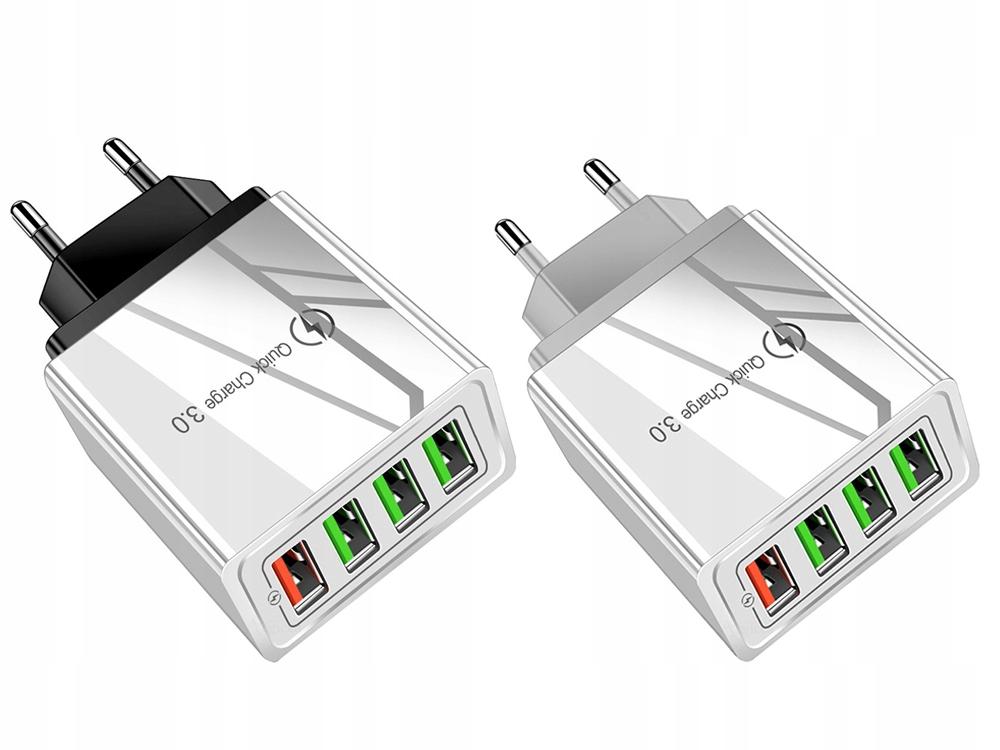 Power supply charger 4x USB Quick Charge 3.0 fast charging of devices