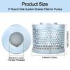 Corrosion Resistant Pump Suction Filter Strainer Basket With NPT Female Thread Reduces Solid Particles For Pump Systems