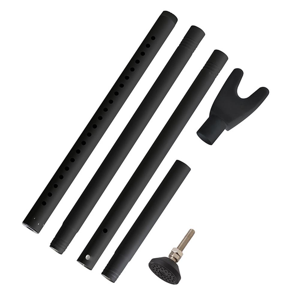 

Spring Door Stopper Adjustable Baseboard Door Bumper Security Bar for Apartment Security Home Protection чёрный