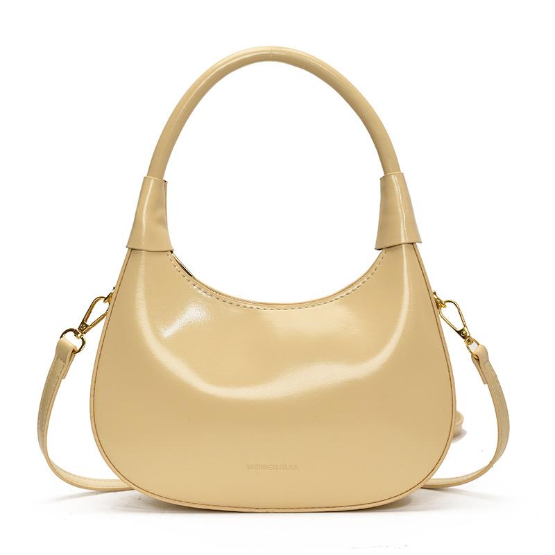 High-end Patent Leather Handbag Women's 2025 New Large-capacity Versatile Fashion Crossbody Bag One-shoulder Underarm Bag