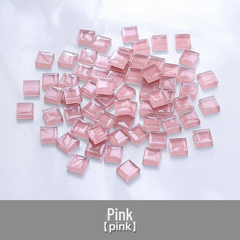 1cm Crystal Glass Colored Stones Mosaic DIY Kit for Kids