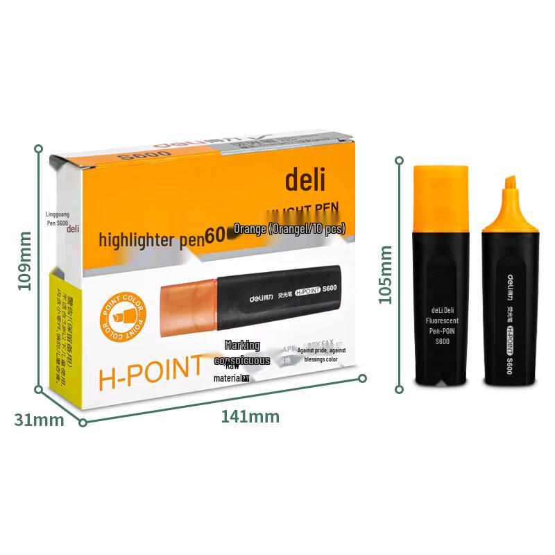 Deli S600 Highlighter Pen
