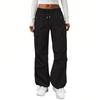 Women's Casual Pants Cargo Pants Elastic Waisted Hiking Pants With Pockets Lightweight Baggy Pants