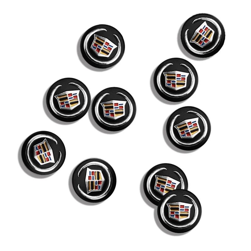 25mm Bilnøkkel Emblemer Dekaler Auto Kontroll Nøkkel Logo Tilbehør For Cadillac Escalade CTS ATS SRX STS XT5 XT4 XT6 XTS CT4