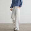 Weiße Freizeithosen Herren Herbst und Winter Neu Plissiert Fallend Old Money Hose Locker Gerade Lange Hose Herren