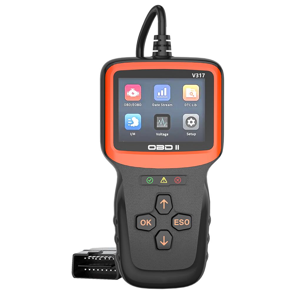 V317 Automobile Fault Detector Universal Oxygen Sensor Test OBD 2 Engine Fault Diagnosis OBD II EOBD Car Diagnostic Tool чёрный