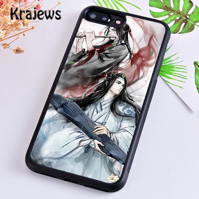 

Krajews Mo Dao Zu Shi Soft Phone Case Cover For iPhone 17 Air 16 15 14 plus 11 12 13 pro max coque Shell Fundas iPhone 13