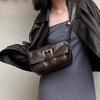Premium Underarm Small Square Bag New Retro Trendy Baguette Bag Niche Design Shoulder Messenger Bag