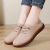 Women Soft Casual Shoes Loafers Simple Elegant Summer Sneakers Breathable Leather Moccasins Shoes Plus Size