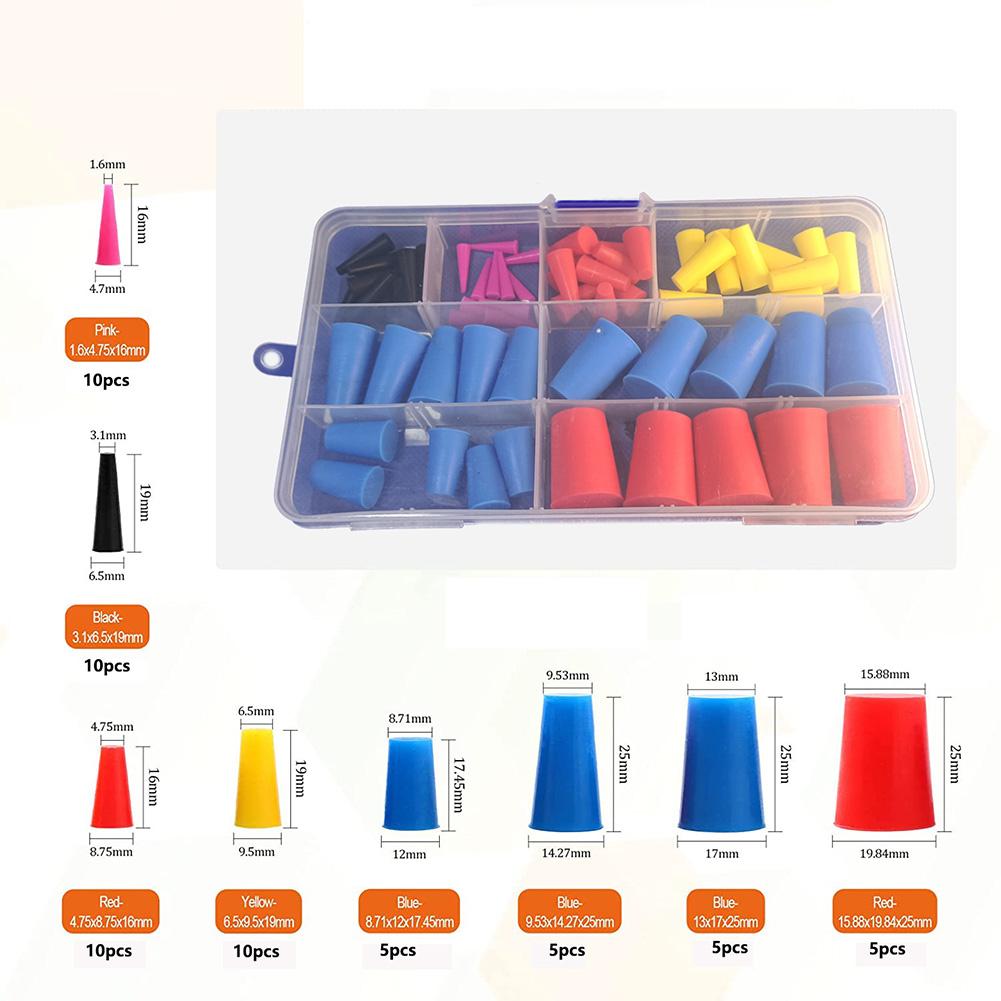 Hochtemperatur-Kegelstopfen-Sortiment, Ersatzteil aus Silikon