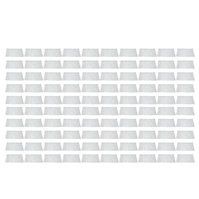 100 Stück Kosmetiktasche Wasserdicht Staubdicht 6 Fächer Transparent Reise-Organizer für Make-up-Zubehör