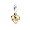 Brand New Infinity Knot Charm Bead Components Copper Metal Bead Components Hearts Secure Safety Chain Compatible With Authentic Original Bracelets
