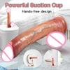 Realistic Long Dildos Sliding Foreskin Big Penis Penetration Anal Butt Plug Vagina Dick Stimulator Adult Sex Toys for Women