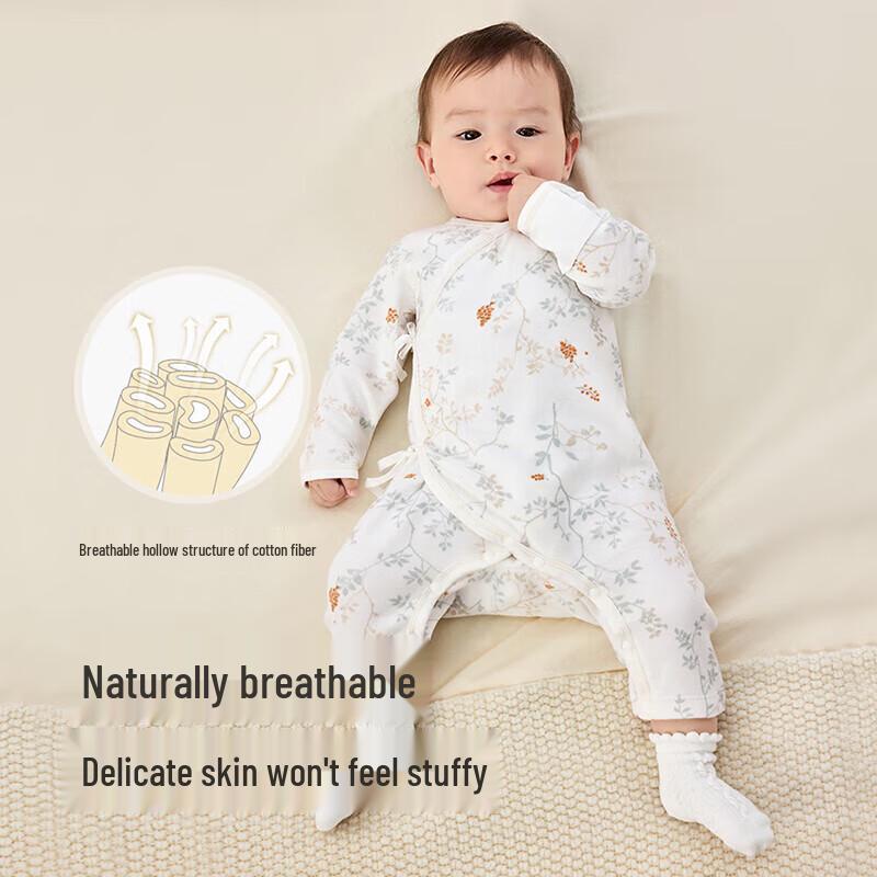YEEHOO Newborn Autumn/Winter Long-Sleeve Bodysuit