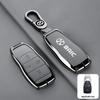 Car Key Case Baic Bj30 Bj40 Bj80 Bj90 U7 X7 Senova X25 X35 X55 X65 Ex5 Eu5 Ec5 Keychain Zinc Alloy Leather Car Remote Key Case
