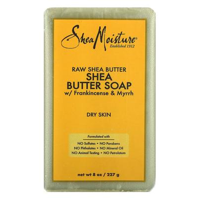 Raw Shea Butter Bar Soap, Frankincense & Myrrh, 227G(8Oz)