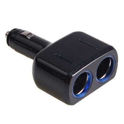 Acendedor de Cigarros de Carro Montado na Parede de 1 para 2 Carregadores de Carro com LED, Adaptador de Alimentação de Carro de Carregamento Rápido para Veículos de 12-24V