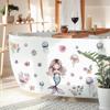 Mermaid Princess and Jellyfish Wall Sticker Self-Adhesive Removable for Bedroom Living Room Background Home Decor