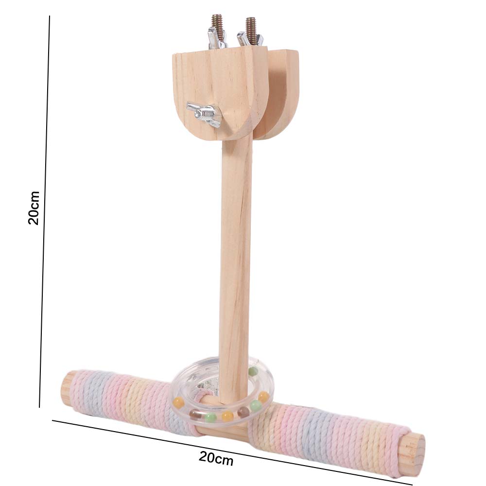 Bite Resistant Wood Parrot Swing Wear-resistant Parrot Swing Pole for Parrots Parakeets