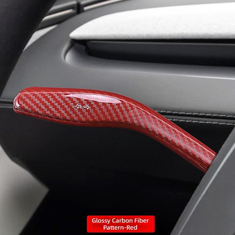 for Tesla Model Y 2025 Steering Wheel Gear Shift Cover Handle Protection Shifter Lever Paddle Shell Model 3 Highland Accessories