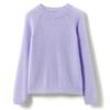 Round Neck Hollow Cashmere Sweater Spring and Autumn New Loose Versatile Pullover Top Rasp Shoulder Sleeves Casual Lazy
