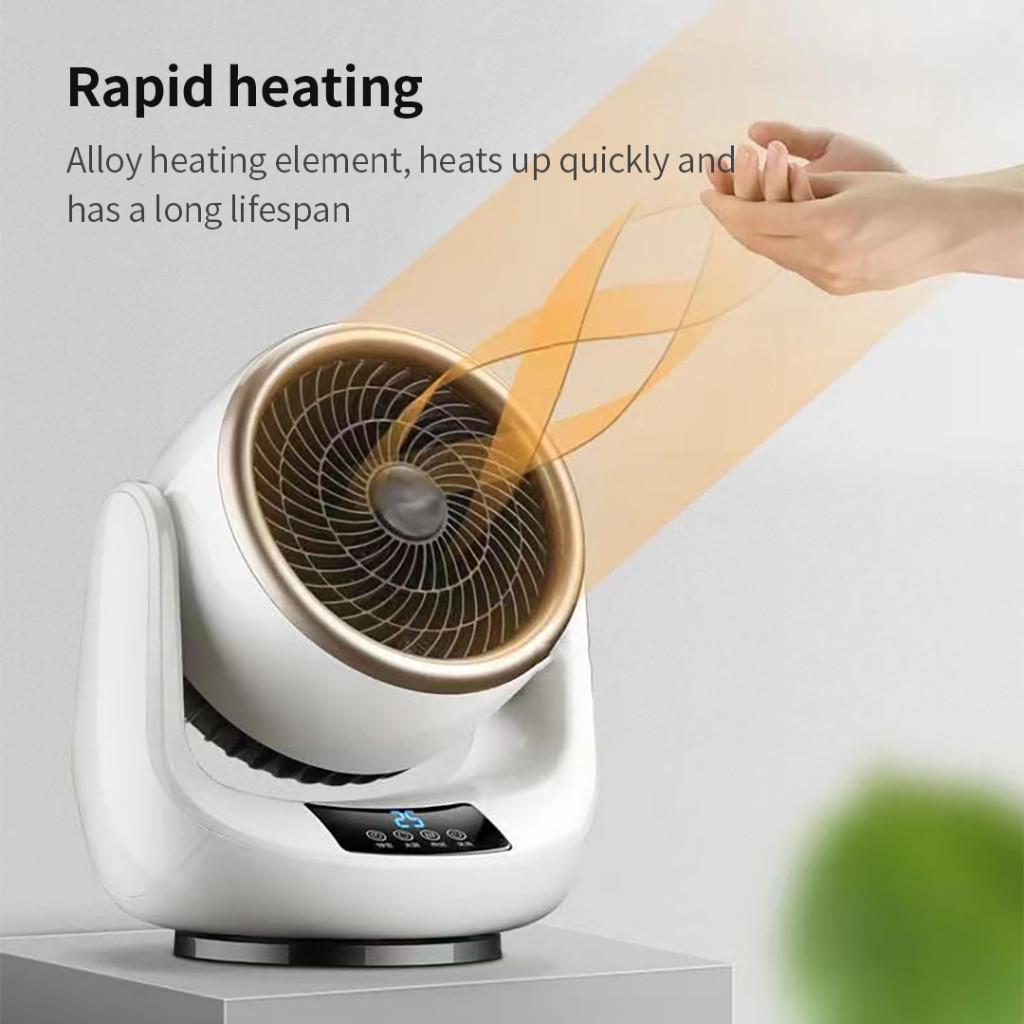 1500W 12 Hour Timer Digital LED Screen Indoor Heater High Power Warm Air Blower Auto Shut-Off Safe Ceramic Heating Machine
