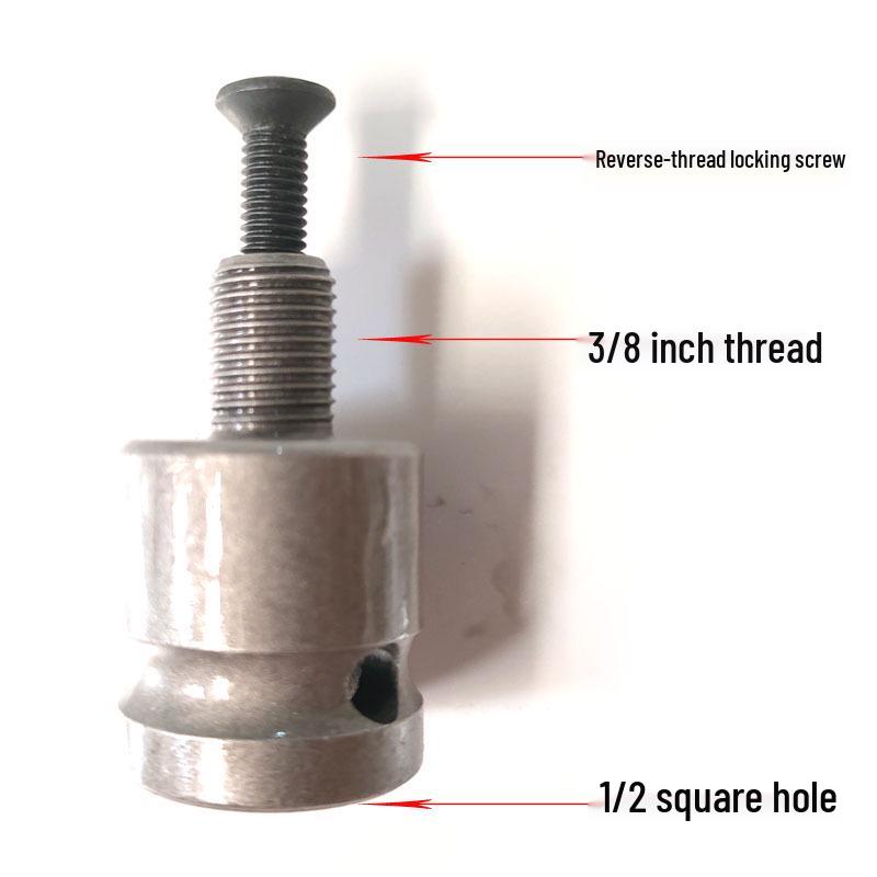 Electric Wrench Drill Chuck Adapter, Woodworking Power Tool Accessory, E18