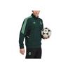 Adidas FW22 Striped Logo Pattern Printed Long Sleeve Jacket Men Jackets Green HD1217