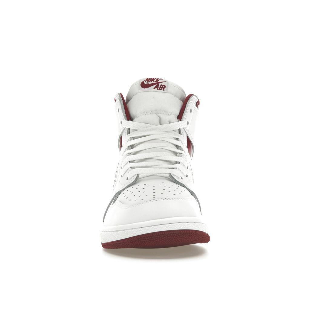 Air Jordan 1 Retro High 85 OG Metallic Burgundy Unisex Sneakers White Team-Red BQ4422-161