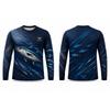 Herren Outdoor Angel T-Shirts Bequem Leicht Atmungsaktiv Langarm Oberteile Herbst Mode Sport Freizeit Rundhals T-Shirt