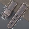 Soft 24mm Italy First Layer Genuine Leather Watchband For Panerai Strap For PAM441/111 With Butterfly Buckle Bracelet Parts