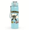 1PC Western Cowboy Hat Ornate Emblem Print 750ml Portable Sports Water Bottle Leakproof Gym Outdoor Travel Drink Cup