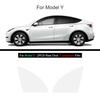 Black TPU Car Body Protective Film Invisible For Tesla Model 3/Y 2017-2025 Front Rear Door Extended Transparent Car Clothing Set