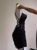 2024 Chic Lace-Up Backless Bodycon Dress - Summer Edition