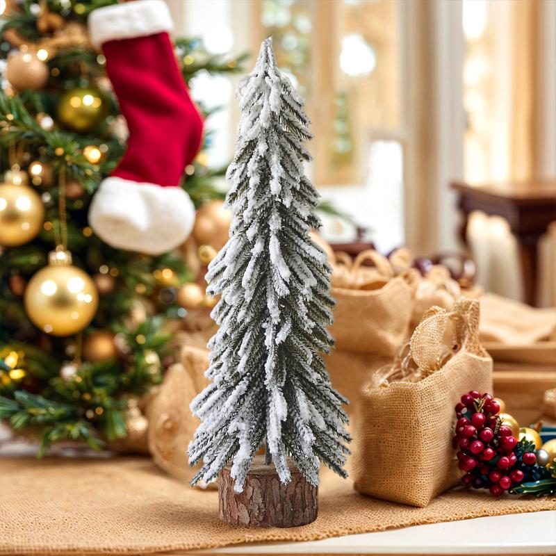 1 stk Mini Snødekt Juletre Fallende Snø Juletre Skrivebord PE Juletre PE Snødekt Julepynt