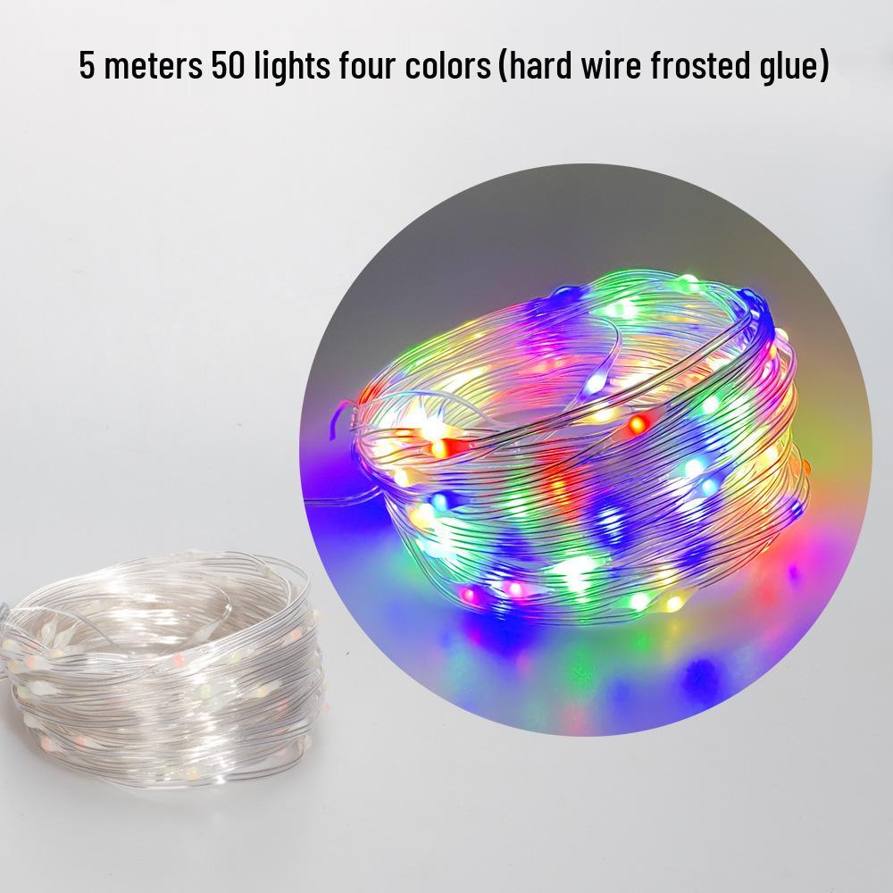 LED Remote Control Rope Lights - Christmas, Wedding, USB & Battery Powered Decorative Multicolor String Lights for Camping