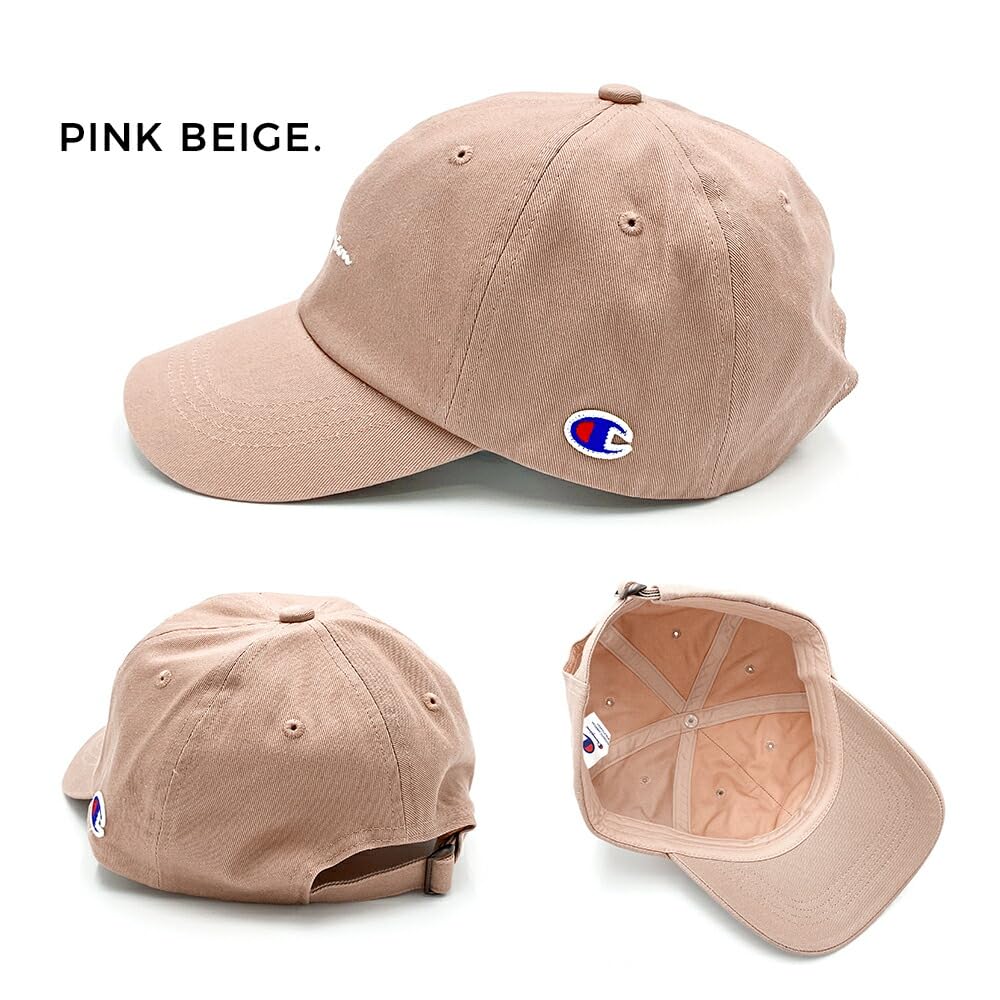 Champion Cap Deep Fit Large Size Pink Beige 58-60cm