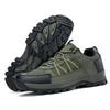 New Men Anti Slip Outdoor Hiking Shoes Men Waterproof Trekking Mountain Shoes Casual Mesh Hike Breathable Wear Resistant Sneaker