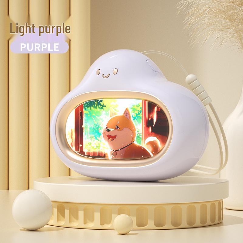 Cartoon Mini Hand Warmer: Cute, Portable, Rechargeable Electric Warmer for Babies and Pets.