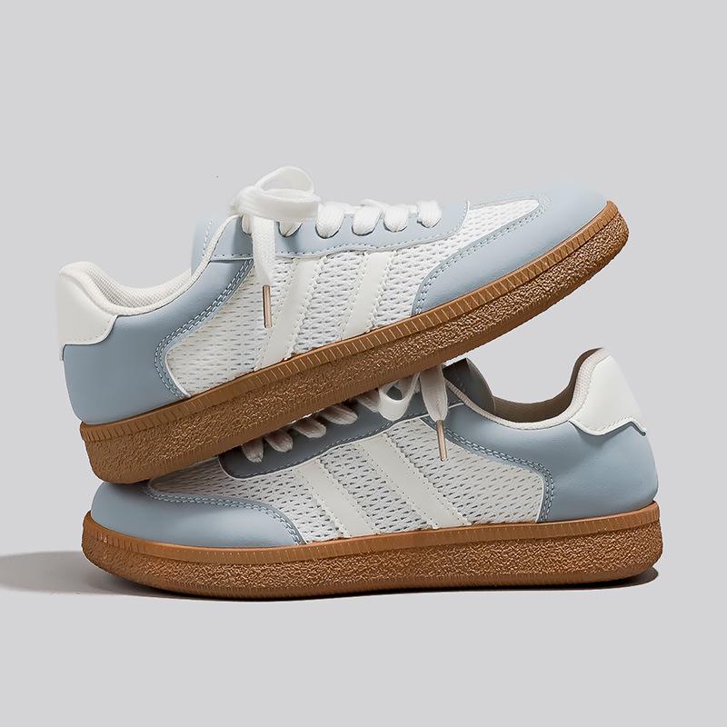 

New mesh breathable moral training shoes women s 2025 new spring and summer popular comfortable soft sole round head women s shoes fashion board shoes 35