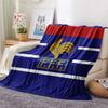 France National Football Team Flannel Blanket, High Quality Comfortable for All Seasons, Home Decor, Warmth and Comfort