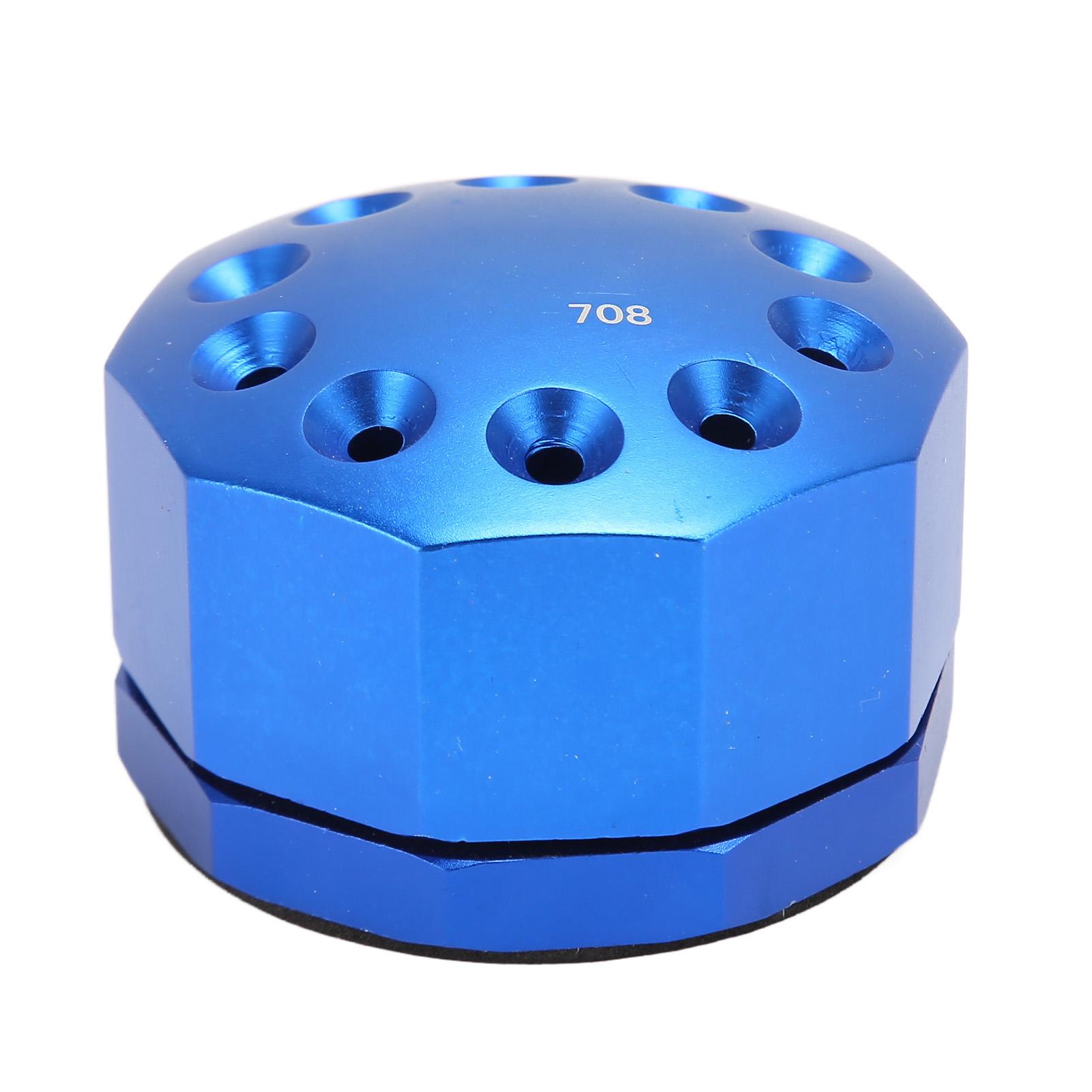 

KGX 708 360 Degree Rotating Screwdriver Storage Box 10 Holes Lightweight Screwdriver Holder for Chisel Needle