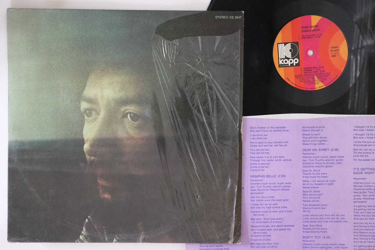 

LP Record CHARLES LLOYD Warm Waters KS3647 KAPP 1971 US Rock Used