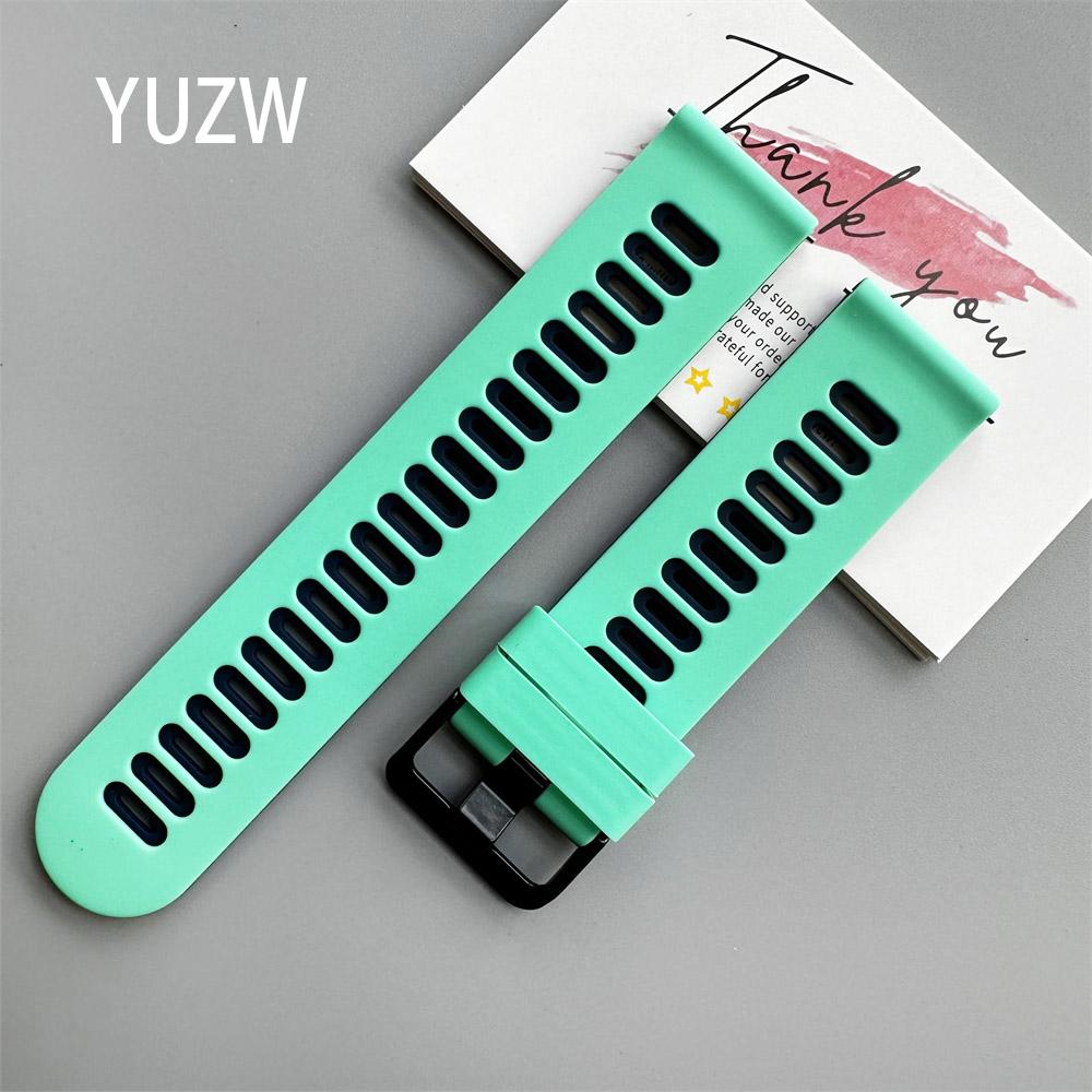 22mm Silicone Strap For Huawei Watch 5 4/GT6 Pro GT 6 5 4 3 46mm Replace Band For Amazfit Bip 6 5/BALANCE 2 GTR4 Sports Bracelet