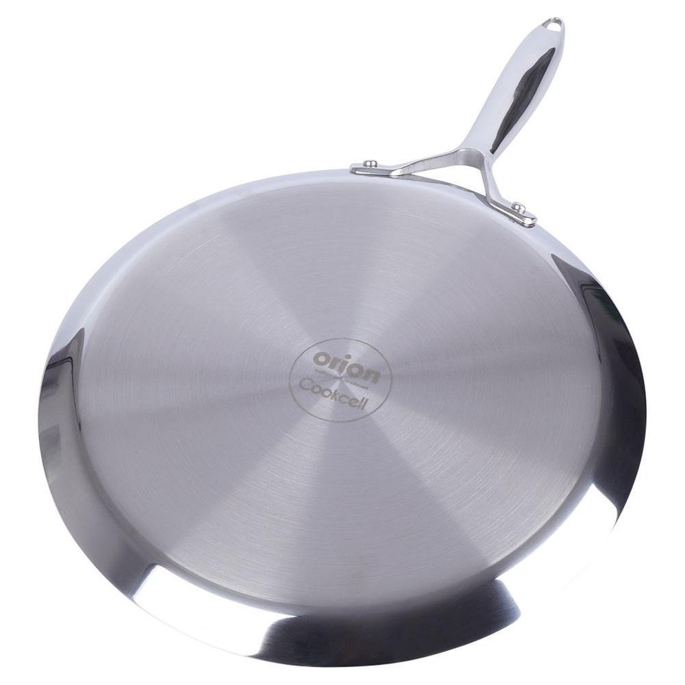 Hybrid Stainless Steel Pancake Pan COOKCELL 28cm
