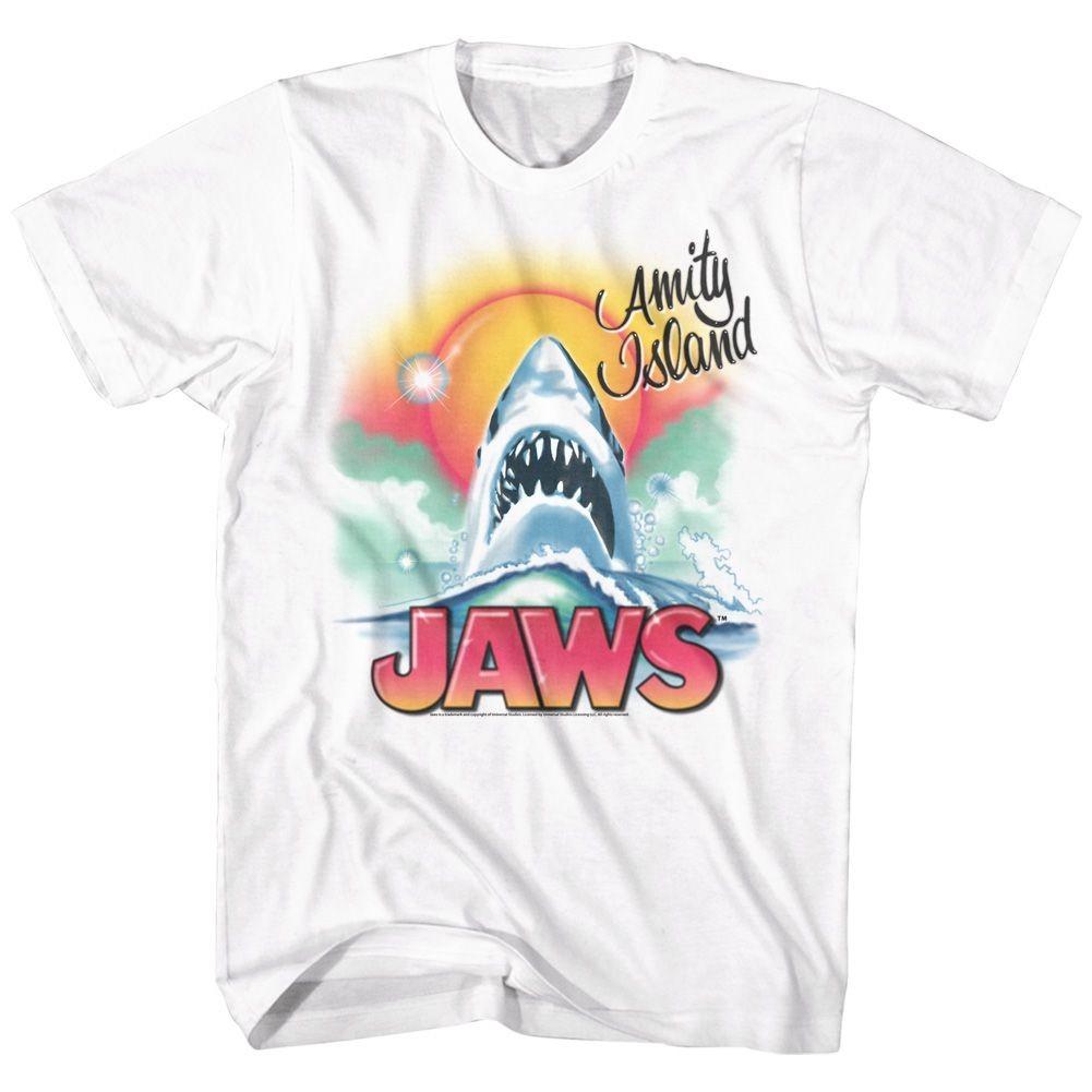 Jaws Beachy Airbush Movie Shirt S