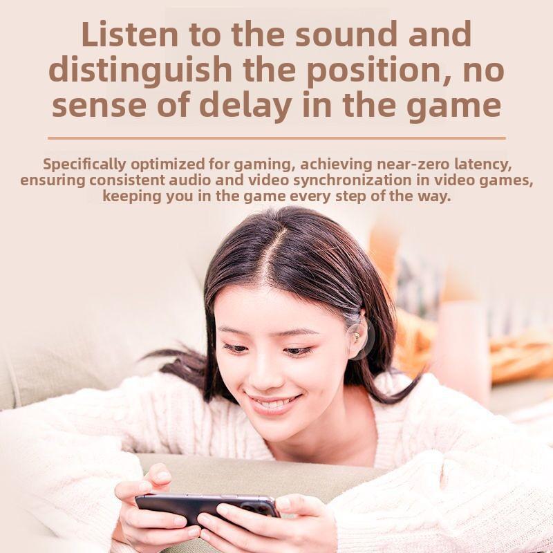 S800 Wireless Bluetooth Headphones, Dual-ear Mini Sleep Touch Digital Display, Painless Wearing Private Mold